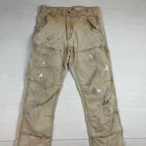 Carhartt Double Knee Distressed Work Pants